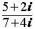 Divide Complex numbers problem