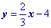 Problem 1) Convert the the equation below from slope intercept form to standard form