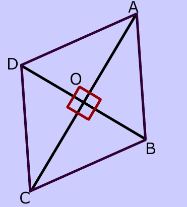 Diagonals of Rhombus are Perpendicular