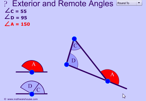 Exterior Angle Sum Remote In Triangle 