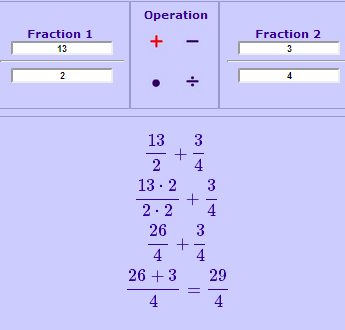 least to greatest fractions calculator
