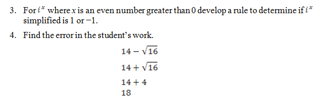 Imaginary Numbers Worksheet pdf And Answer Key 29 Scaffolded Questions On Simplifying 