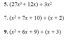 Dividing Polynomials Worksheet (pdf) and Answer Key.(Algebra 2) 31