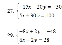 Solving Systems of Linear Equations (pdf) . Mixed problems on solving