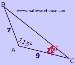 Law of Cosines Challenge problems and word problems, explained step by step