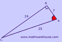 Sine Cosine And Tangent Ratios Of A Triangle How To Write The Trig Ratios Of Right Triangles